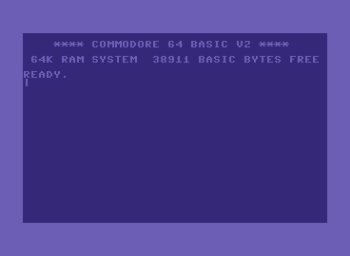 Commodore 64 startup screen